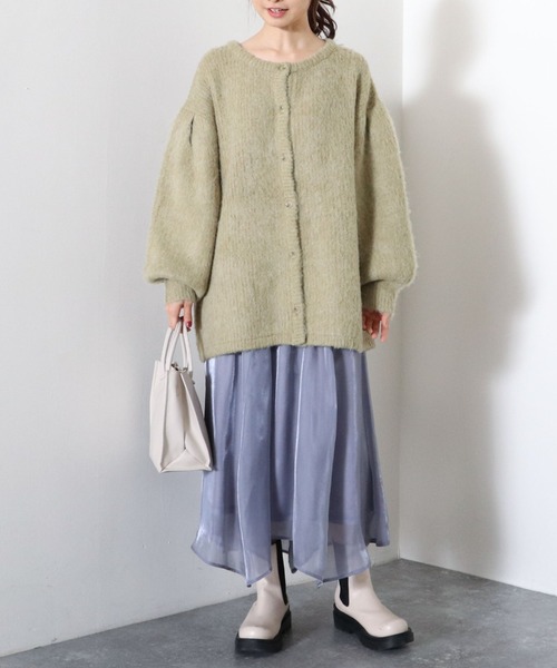 archives（アルシーヴ）の「シャイニーイレヘムスカート（スカート・レディース・ブラック/グリーン/アイボリー/ラベンダー・MEDIUM）」の17枚目の写真