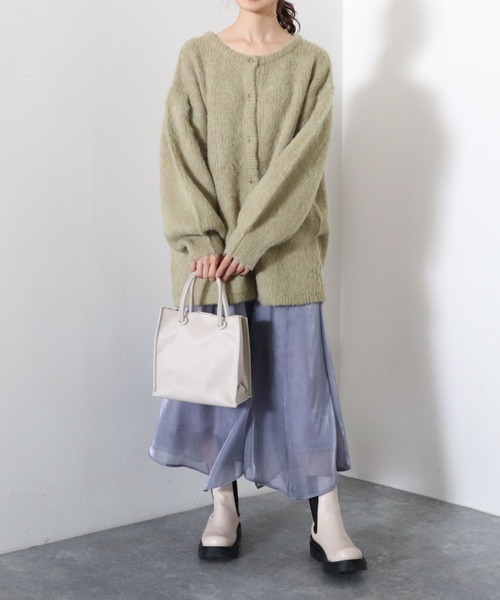 archives（アルシーヴ）の「シャイニーイレヘムスカート（スカート・レディース・ブラック/グリーン/アイボリー/ラベンダー・MEDIUM）」の18枚目の写真