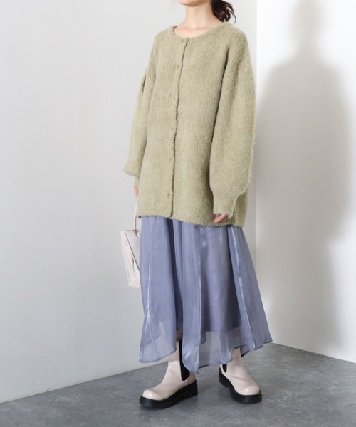 archives（アルシーヴ）の「シャイニーイレヘムスカート（スカート・レディース・ブラック/グリーン/アイボリー/ラベンダー・MEDIUM）」の19枚目の写真