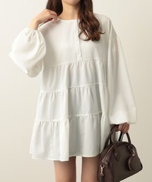 Heather | 2WAYティアードチュニック　262777(シャツ/ブラウス)