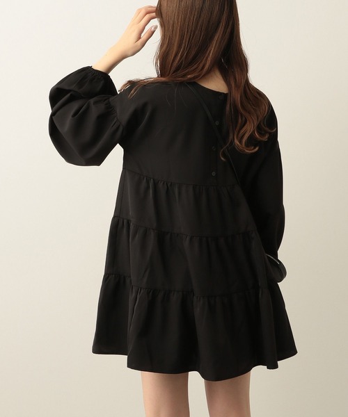 Heather（ヘザー）の「2WAYティアードチュニック　262777（シャツ/ブラウス・レディース・オフホワイト/ブラック・FREE）」の11枚目の写真