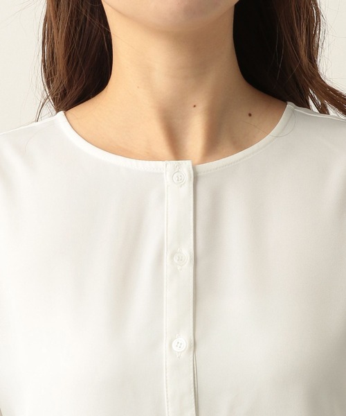 Heather（ヘザー）の「2WAYティアードチュニック　262777（シャツ/ブラウス・レディース・オフホワイト/ブラック・FREE）」の15枚目の写真