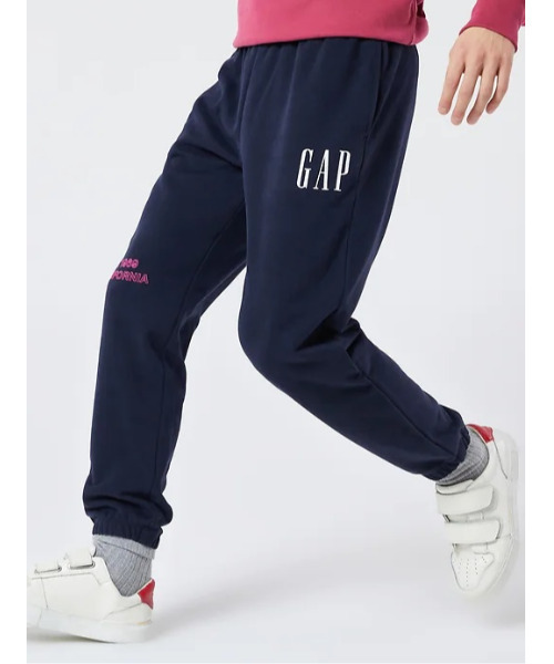 GAP（ギャップ）の「GAPロゴ ジョガーパンツ (ユニセックス)（スウェットパンツ・メンズ・ホワイト/ベージュ/ネイビー/グレー/ピンク・S/L/M/XL/XS/XXS）」の4枚目の写真