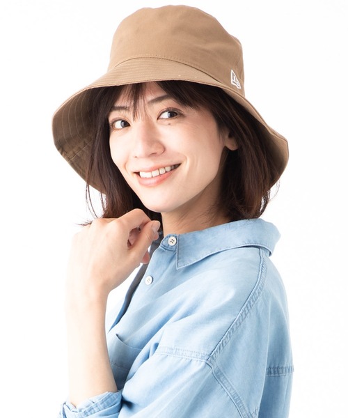 NEW ERA（ニューエラ）の「ニューエラ バケットハット 無地（ハット・レディース・グレー/ブラック/ベージュ/ネイビー・S/M/L/XL/M/L）」の20枚目の写真
