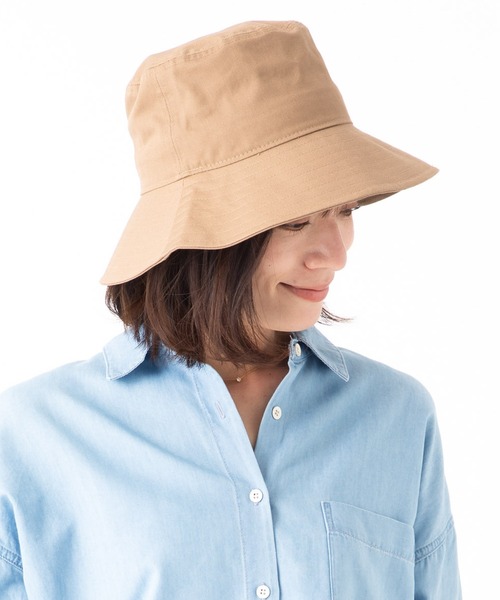 NEW ERA（ニューエラ）の「ニューエラ バケットハット 無地（ハット・レディース・グレー/ブラック/ベージュ/ネイビー・S/M/L/XL/M/L）」の22枚目の写真