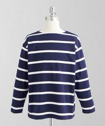 LOEFF | <LOEFF(ロエフ)>ピマコットン ボーダーロングTシャツ UNISEX(Tシャツ/カットソー)