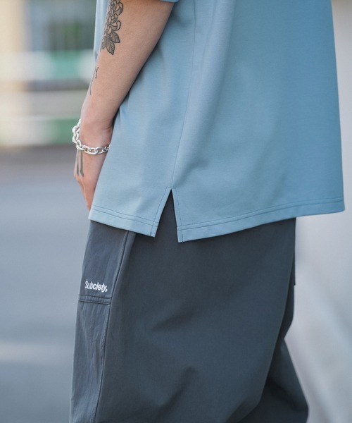 Subciety（サブサエティ）の「PONTE TEE（Tシャツ/カットソー・メンズ・ブラック/ホワイト/ブルー/ピンク・MEDIUM/LARGE/X-LARGE）」の12枚目の写真