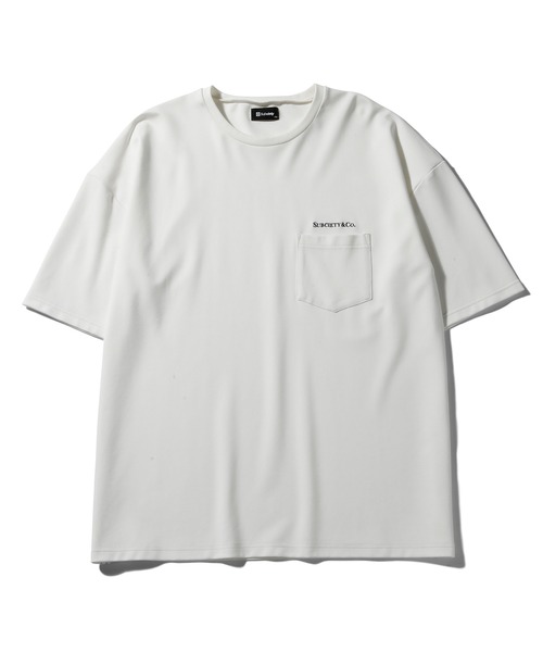 Subciety（サブサエティ）の「PONTE TEE（Tシャツ/カットソー・メンズ・ブラック/ホワイト/ブルー/ピンク・MEDIUM/LARGE/X-LARGE）」の5枚目の写真