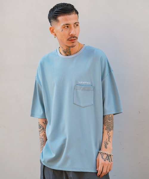 Subciety（サブサエティ）の「PONTE TEE（Tシャツ/カットソー・メンズ・ブラック/ホワイト/ブルー/ピンク・MEDIUM/LARGE/X-LARGE）」の15枚目の写真