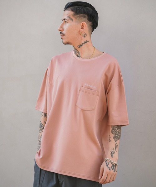 Subciety（サブサエティ）の「PONTE TEE（Tシャツ/カットソー・メンズ・ブラック/ホワイト/ブルー/ピンク・MEDIUM/LARGE/X-LARGE）」の16枚目の写真