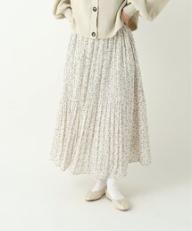 RAY CASSIN | 小花柄消しプリーツスカート(スカート)
