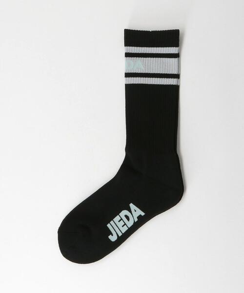 Jieda(ジエダ)の「<JieDa> SKATE SOCKS/ソックス(ソックス/靴下・メンズ・ホワイト/ブラック/ライム・FREE)」の1枚目の写真