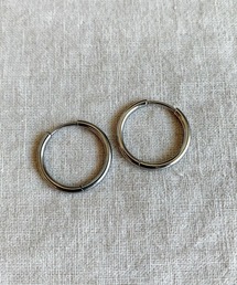 金属アレルギー対応 サージカルステンレス/316L ラウンドフープピアス