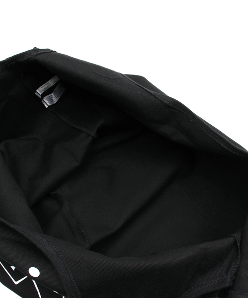 WEGO（ウィゴー）の「WEGO/ショッパー型キャンバストートバッグ（トートバッグ・レディース・ホワイト/ブラック/グレー・FREE）」の8枚目の写真