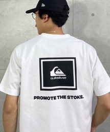 【ムラサキスポーツ別注】QUIKSILVER/クイックシルバー ブランドロゴ バックプリントTシャツ QST221602M