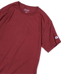 Champion/チャンピオン コットン ワッペン Tシャツ 無地T トップス メンズ 秋物 秋服 2026年秋冬