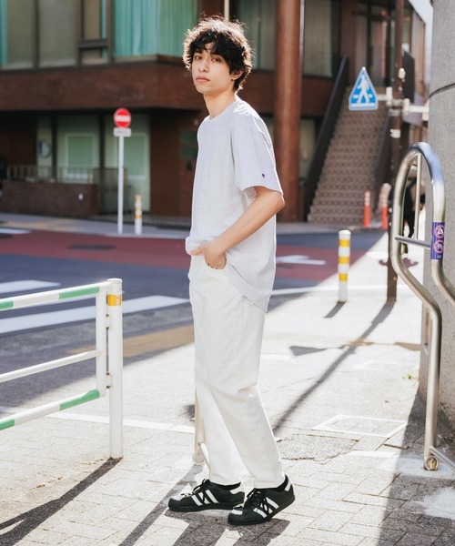 Championチャンピオン無地ベーシックメンズ半袖クルーネックTシャツ