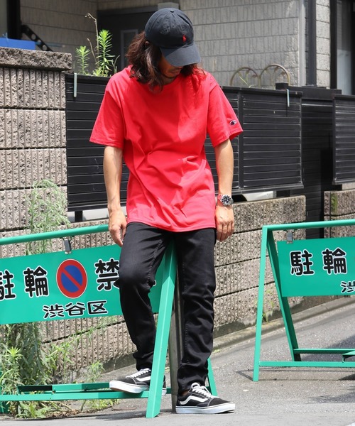 Championチャンピオン無地ベーシックメンズ半袖クルーネックTシャツ