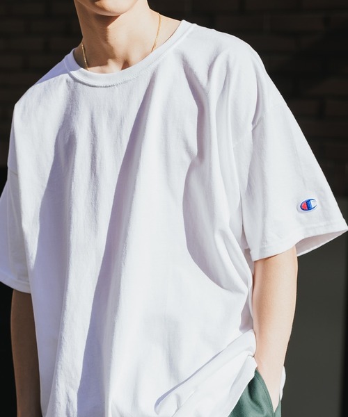 Championチャンピオン無地ベーシックメンズ半袖クルーネックTシャツ