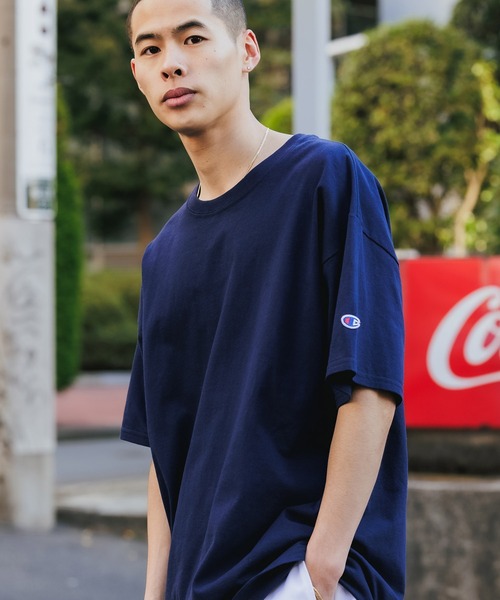 Championチャンピオン無地ベーシックメンズ半袖クルーネックTシャツ
