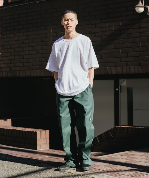 Championチャンピオン無地ベーシックメンズ半袖クルーネックTシャツ
