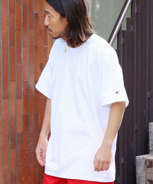 Championチャンピオン無地ベーシックメンズ半袖クルーネックTシャツ
