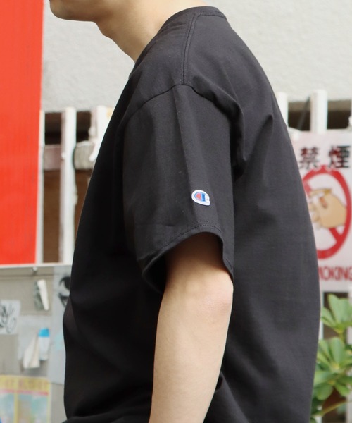 Championチャンピオン無地ベーシックメンズ半袖クルーネックTシャツ
