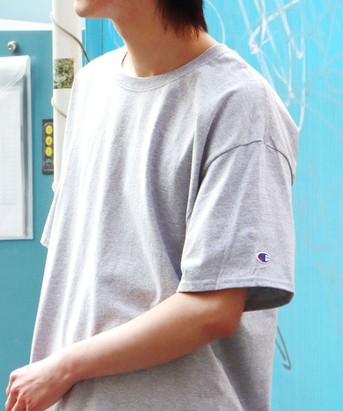 Championチャンピオン無地ベーシックメンズ半袖クルーネックTシャツ