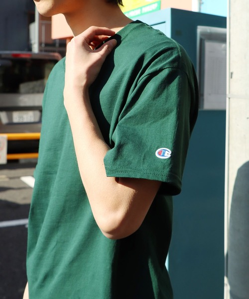Championチャンピオン無地ベーシックメンズ半袖クルーネックTシャツ