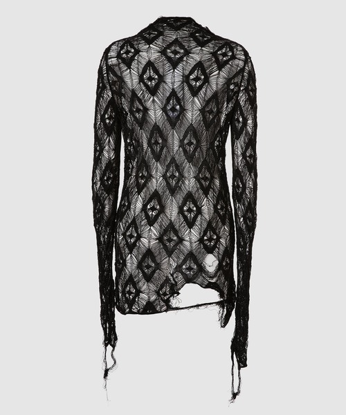 Maison Margiela(メゾンマルジェラ)の「PULLOVER(Tシャツ/カットソー・レディース・グレー/ブラック・S/M)」の3枚目の写真