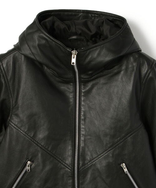 schott（ショット）の「Women's HOODED RIDERS JACKET/ウィメンズ