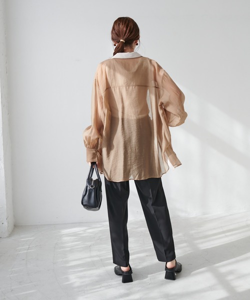 DISCOAT（ディスコート）の「スタイルアップテーパードパンツ（その他パンツ・レディース・ライトグレー/ブラック/グリーン/アイボリー/ピンク/ブルー/オレンジ・SMALL/MEDIUM/LARGE/X-SMALL）」の8枚目の写真