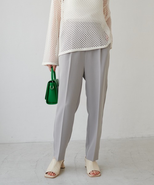 DISCOAT（ディスコート）の「スタイルアップテーパードパンツ（その他パンツ・レディース・ライトグレー/ブラック/グリーン/アイボリー/ピンク/ブルー/オレンジ・SMALL/MEDIUM/LARGE/X-SMALL）」の21枚目の写真