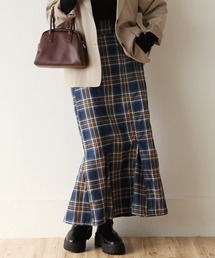Chillfar | チェックマーメイドスカート(スカート)