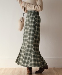 Chillfar | チェックマーメイドスカート(スカート)