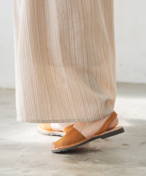 Crisp（クリスプ）の「ストライプフレアスカート（スカート・レディース・ブラック/ブラウン・FREE）」の18枚目の写真