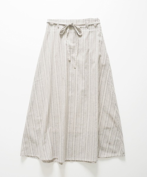 Crisp（クリスプ）の「ストライプフレアスカート（スカート・レディース・ブラック/ブラウン・FREE）」の19枚目の写真