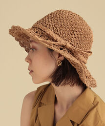 Ray BEAMS | Ray BEAMS / ペーパー ワイド ブリム ハット(ハット)