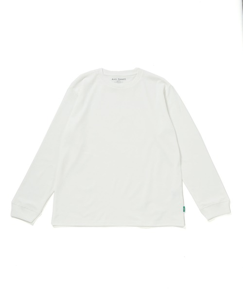 NANO universe（ナノユニバース）の「：アンチスメルクルーネック 長袖（Tシャツ/カットソー・メンズ・ホワイト/ブラック/ブラウン/グリーン・S/XL/M/L）」の2枚目の写真