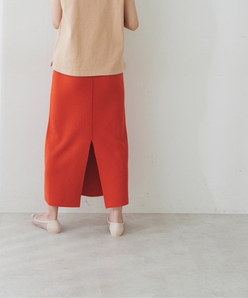 FREE'S MART（フリーズマート）の「◆前後2Way12G総針ニットタイトスカート（スカート・レディース・グリーン/オレンジ/ホワイト・FREE）」の16枚目の写真