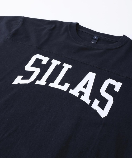 SILAS（サイラス）の「S/S FOOTBALL TEE　サイラスフットボール半袖Tシャツ（Tシャツ/カットソー・メンズ・オフホワイト/ブラック/ホワイト/オリーブ・L/M/XL）」の11枚目の写真