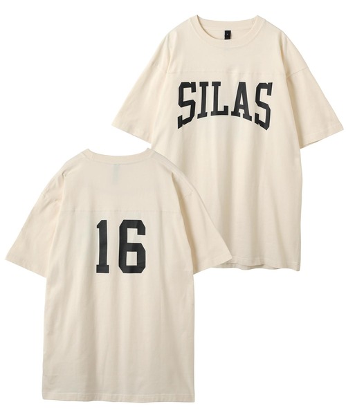 SILAS（サイラス）の「S/S FOOTBALL TEE　サイラスフットボール半袖Tシャツ（Tシャツ/カットソー・メンズ・オフホワイト/ブラック/ホワイト/オリーブ・L/M/XL）」の18枚目の写真