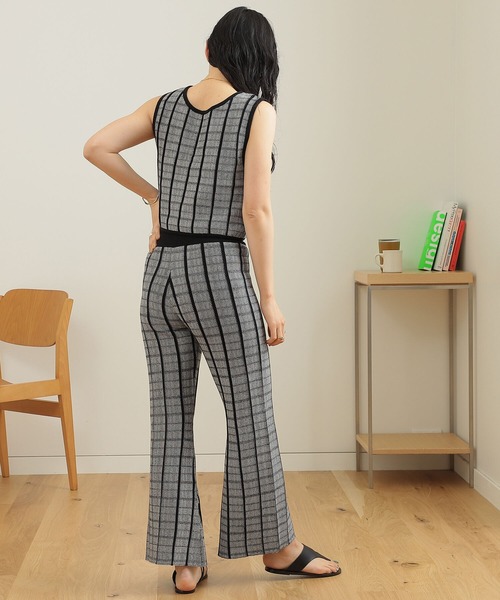 BeAMS DOT（ビームスドット）の「【WEB限定】BeAMS DOT / リバーシブル チェック コットンベスト（ベスト・レディース・オレンジ/ブラック/グリーン・FREE）」の16枚目の写真