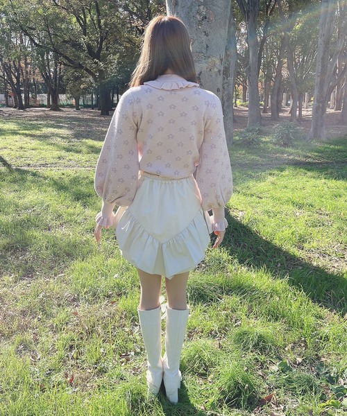 Swankiss（スワンキス）の「JF fleur JQ knit（ニット/セーター・レディース・ブラック/オフホワイト/ピンク・FREE）」の21枚目の写真