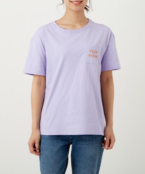 Ocean Pacific(オーシャンパシフィック)の「【OP:オーピー】レディースバックプリントTシャツ(Tシャツ/カットソー・レディース・ホワイト/ラベンダー/チャコール・MEDIUM/LARGE)」の20枚目の写真
