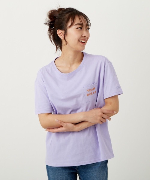 Ocean Pacific(オーシャンパシフィック)の「【OP:オーピー】レディースバックプリントTシャツ(Tシャツ/カットソー・レディース・ホワイト/ラベンダー/チャコール・MEDIUM/LARGE)」の21枚目の写真