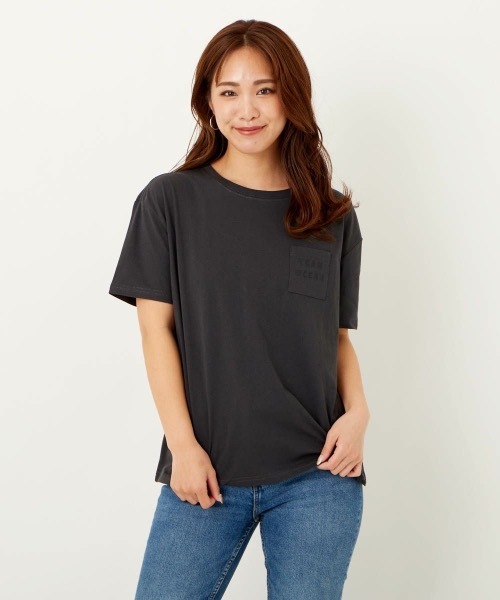 Ocean Pacific(オーシャンパシフィック)の「【OP:オーピー】レディースバックプリントTシャツ(Tシャツ/カットソー・レディース・ホワイト/ラベンダー/チャコール・MEDIUM/LARGE)」の15枚目の写真