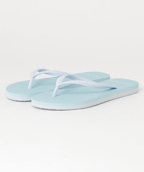 rip curl(リップカール)の「【RIPCURL(リップカール)】BONDI/シンプルロゴプリントレディースビーサン(ビーチサンダル)(サンダル・レディース・ホワイト/ブラック/アクア/コーラル/ネイビー・6/5/7)」の4枚目の写真