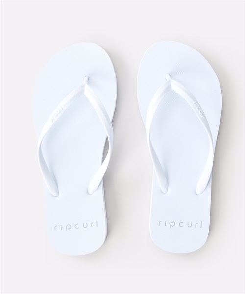 rip curl(リップカール)の「【RIPCURL(リップカール)】BONDI/シンプルロゴプリントレディースビーサン(ビーチサンダル)(サンダル・レディース・ホワイト/ブラック/アクア/コーラル/ネイビー・6/5/7)」の2枚目の写真