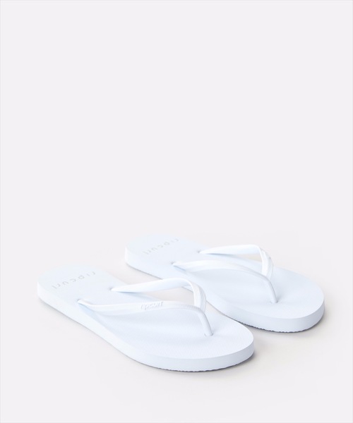 rip curl(リップカール)の「【RIPCURL(リップカール)】BONDI/シンプルロゴプリントレディースビーサン(ビーチサンダル)(サンダル・レディース・ホワイト/ブラック/アクア/コーラル/ネイビー・6/5/7)」の7枚目の写真